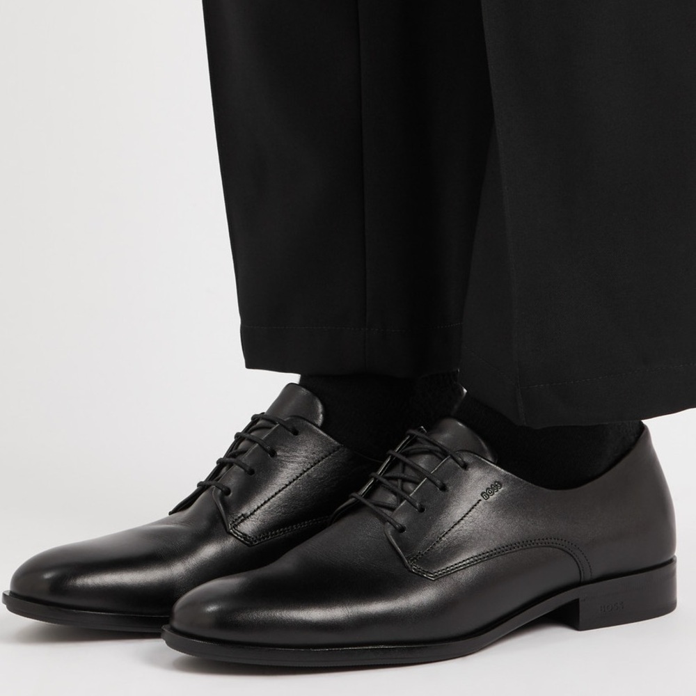 BOSS by Hugo Boss Men's Colby Lace-Up Derby Dress Shoes- Size 6.5